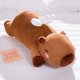 thumbnail image 3 of Juguetes de peluche Kawaii, alas de Ángel, Capybara, bonito adorno para habitación, almohada tumbada, regalo de cumpleaños y Navidad, nuevo, 60-100cm, 3 of 5