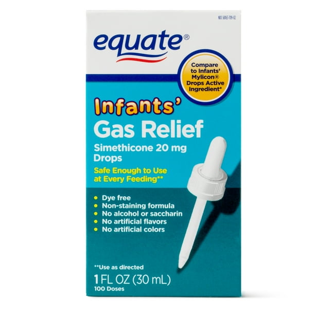 Equate Infants Gas Relief Simethicone Drops, 100 Ct, 1 Oz