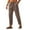 Brown, variant on COOFANDY White Linen Pants for Men Summer Lightweight Casual Trousers Yoga Beach Pants