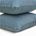 thumbnail image 3 of Dusty Blue Decorative Lumbar Pillow Cover 20"x26" | Pack of 2 Modern Velvet Oblong Cushion Cover Solid | Plain Solid Pillowcases for Bed, Couch & Sofa, Modern Home Décor - Dusty Blue Velvet Dream, 3 of 9