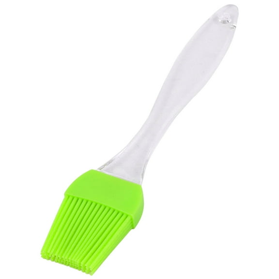 Baking Barbecue Silicone Head Heat Resistant Oil Condiment Pastry Brush Green