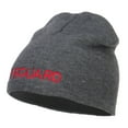 thumbnail image 2 of Lifeguard Embroidered Short Beanie - Dk Grey OSFM, 2 of 5