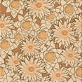 thumbnail image 1 of Ahgly Company Indoor Square Patterned Khaki Gold Area Rugs, 7' Square, 1 of 6