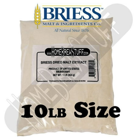 10 LB BRIESS GOLDEN LIGHT DRY MALT EXTRACT DME Homebrew Home Brewing (Best Beer Brewing Kit)