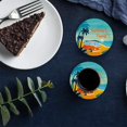 thumbnail image 6 of ZHANZZK Retro Tour Bus on Sandbeach with Palm Trees Set of 4 Round Coaster for Drinks, Absorbent Ceramic Stone Coasters Cup Mat with Cork Base for Home Kitchen Room Coffee Table Bar Decor, 6 of 6