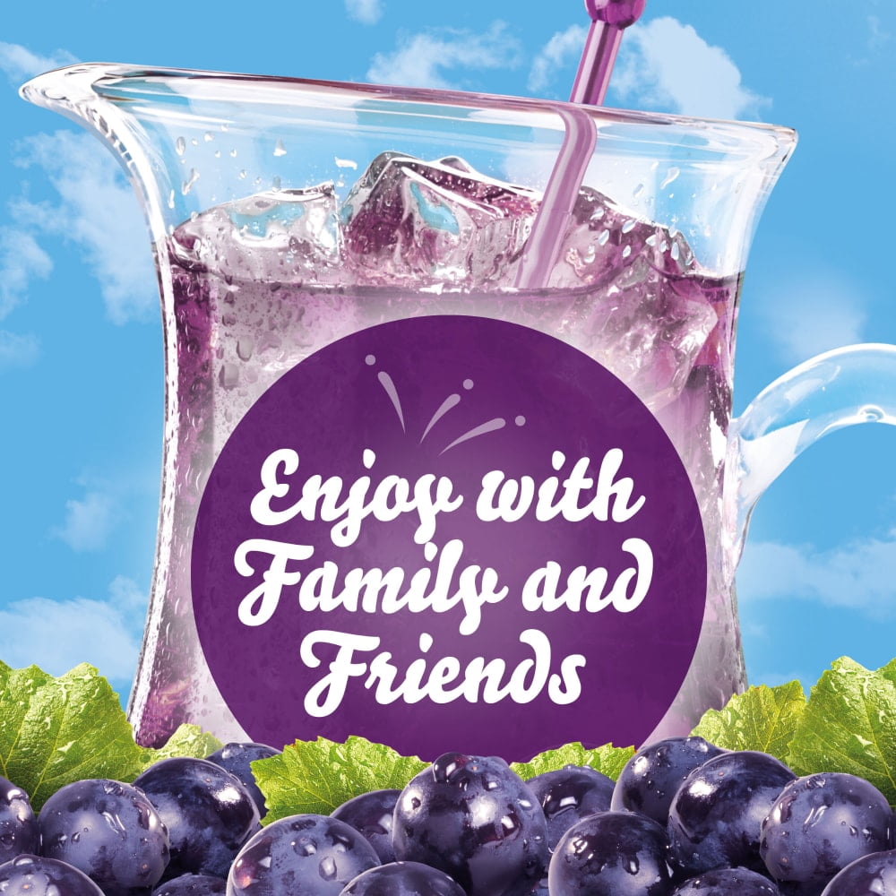 Crystal Light Zero Sugar Concord Grape Drink Mix Packets 6 ct - 5 Pack