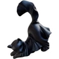 thumbnail image 6 of White Ghostly Kitten Sculpture, Cat Figurine Halloween Decoration, Spooky-Cute Pet Statue for Indoor & Outdoor Home Holiday Display, 6 of 7