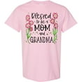 thumbnail image 3 of Inktastic Blessed to Be a Mom and Grandma Pink Flowers T-Shirt, 3 of 5