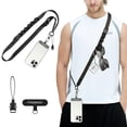 thumbnail image 1 of Correa bandolera ajustable de nailon MoKo para teléfono, 140 cm, 1 of 7