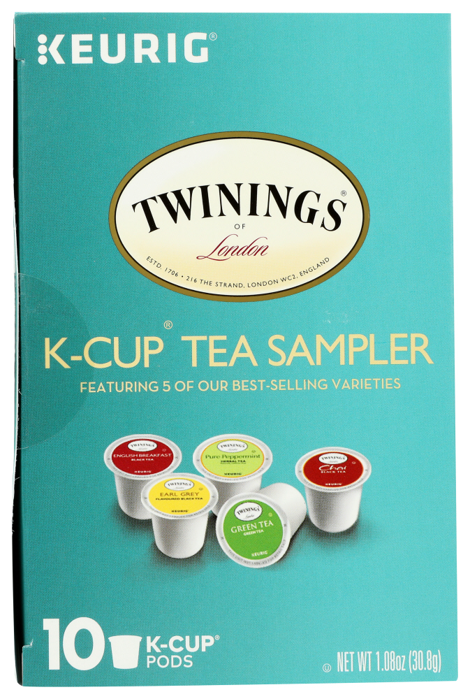 KCup Tea Sampler, 10 Cups, 1.06 oz
