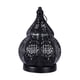 thumbnail image 2 of Candelabro hueco de calabaza, portavelas, herrería, accesorios, decoración ambiental, metal. negro, 2 of 9
