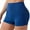 Blue, variant on Wensltd Women's High Waist Yoga Workout Shorts Tummy Control Fitness Athletic Running Shorts
