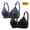 Blue, variant on 2PC Mini-mizer Bras for Women's Push-Up Embroidered Glossy Comfortable Breathable Bra Underwear No Rims