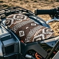 thumbnail image 3 of Uorisanigo ATV Seat Covers, Brown Aztec Print Motorcycle Passenger Seat Cushion Cover Compatible with Sportsman Rancher Polaris Sportsman Foreman Scrambler Kodiak Most ATV, 3 of 7