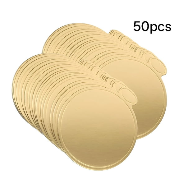 ACDANC 50Pcs Cake Cardboard Round Boards Cake Boards Mousse Mini Cake Boards Cake Display Bases