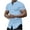 Sky Blue, variant on UVEASISHA Clearance Sales Today Deals Men's Muscle Dress Shirts Slim Fit Stretch Banded Collar Short Sleeve Casual Button Down Shirt 2024