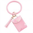 thumbnail image 3 of Large Bracelet Keychain Card Holder Tassel Bangle Key Ring Wristban With Wallet, 3 of 9