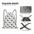thumbnail image 4 of Lukts Dachshund Dog Pattern Drawstring Backpack Bag Sport Gym Sackpack,String Backpack Sport Bag Sack,Cinch Tote Gym Backpack-Medium, 4 of 6