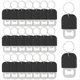 thumbnail image 1 of Paquete de 24 Llaveros Abridores de de PU de Acero Inoxidable, Abridores de Cerveza en para Regalos de Fiestas de Bodas, Color Negro, 1 of 5