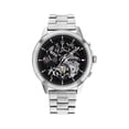 thumbnail image 1 of Tommy Hilfiger Reloj multifunción de acero inoxidable y pulsera de eslabones para hombre Color: Negro (Modelo: 1710477), 1 of 1