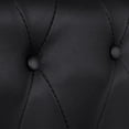 thumbnail image 3 of vidaXL Chesterfield 3-Seater Artificial Leather Black, 3 of 4