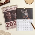 thumbnail image 6 of 2026 Retro Vintage Wall Calendar with Cat & Dog Design - Tear-Off Monthly Planner with Paw Print & Bone Icons, 8.27" x6.89",Monthly Planner with January to December Layout, 6 of 16
