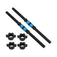 thumbnail image 4 of ELAYARD 1 Set 50cm Dumbbell Bar Barbell Connecting Rod Hand Bell Grip Rod Household Fitness Equipment Rod for Home Gym Use (2pcs Dumbbell Rod+4pcs Nuts), 4 of 7
