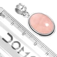 thumbnail image 2 of 925 Sterling Silver Women Jewelry Rose Quartz Pendant, 2 of 3