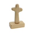 thumbnail image 1 of Wood Cross Crucifix Christian Catholic Religious Prayer Gift Church Decoration Tabletop Cross Sculpture Ornaments, 1 of 5