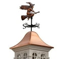thumbnail image 5 of Dserhfy Witch Weather Vane Halloween Flying Witch Weathervane with Roof Mount Metal Direction Indicator for Outdoor Farm Yard Garden Decoration, 5 of 8