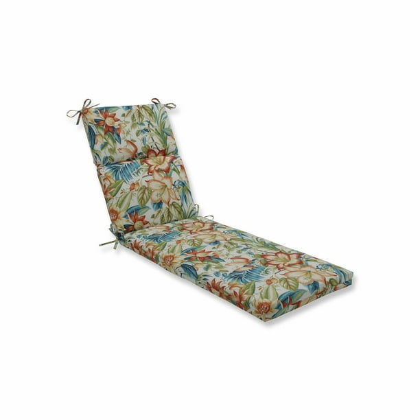 72.5" Vibrantly Colored Floral Pattern Chaise Lounge Cushion Walmart