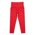 thumbnail image 5 of felwors Women Scrunch Butt Lifting Leggings with Pockets Compression High Waisted Gym Workout Leggings Red for Size L, 5 of 5