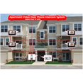thumbnail image 4 of AMOCAM 10 Units Apartment Intercom System, Video Intercom Video Door Phone Kit, HD Camera 7" Monitor with ID keyfobs Unlock for 10 Household or Office, 4 of 5