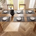 thumbnail image 4 of XmhyTop-A Drak Grey Linen Place Mats 6-Pack 48*33cm Heat Resistant Cloth Placemats, Durable Restaurant Placemats for Indoor Use, Stain Resistant, 4 of 4