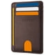 thumbnail image 1 of Tarjetero Wallet RUNBOX de piel delgado con bloqueo RFID, 1 of 6