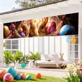 thumbnail image 2 of zhangmingg Easter Decorative Banner Heartfelt Celebration Party Sign for Home Festive Spring Holiday, 2 of 7
