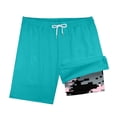 thumbnail image 3 of LRen Boys Swim Trunks With Compression Liner Toddler Swimsuit Boy Swim Shorts Bathing Suits Boxer Brief Swimming Trunks, 3 of 6