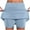 Blue, variant on LEBONYARD Plus Size Shorts for Women Clearance,Women's Elastic Waistband Yoga Skirt with Shorts,Women's New Color Mid-waist Skirt Pants Sports Shorts Bottoming Skirt Pants Blue S