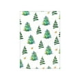 thumbnail image 2 of Kugisaki Reversible Christmas Wrapping Paper, 27.5 x 19.6Inch - Green Christmas Tree & Snowflake Wrapping Paper for Christmas, Holiday, Party, 2 of 7