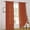 Brick, variant on 2 Piece Sheer Voile Window Curtains Drapes Set with Rod Pocket