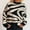 Beige, variant on Uaswgudfs Women's Autumn/Winter High Neck Sweater: Abstract Pattern & Thick Knit, Relaxed Fit Long Sleeve