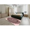 thumbnail image 4 of Ahgly Company Indoor Rectangle Patterned Pink Area Rugs, 2' x 3', 4 of 6