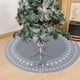 thumbnail image 4 of Ganfancp Regalo de Lana de Punto Falda de Navidad Decoración Festiva Suministros Venue Decoración Vintage Copo de Nieve 36 Pulgadas Rebajas Flash Deals 1* Falda para Árbol, 4 of 6