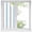 Aqua, variant on Static Cling Door Window Covering, Blue Grey Stripe Window Privacy Film Frosted, Modern Farmhouse Vertical Striped UV Blocking Windows Film for Office, Hotel, Bedroom, 29.5 x 78.7 Inches