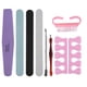 thumbnail image 2 of Lima de manicura, 8 piezas, lima de uñas profesional para lijar uñas, empujador de uñas, hecha para durar, 2 of 13