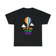 thumbnail image 3 of It's OK to Be Gay LGBTQ Be Gay Pride LGBT Ally Rainbow Flag Tshirts Shirts for Women Plus Size, 3 of 8
