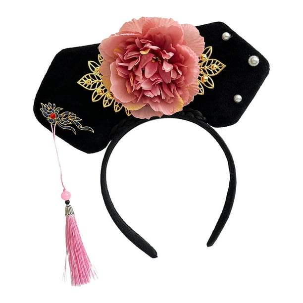 Tocado chino, diadema antigua, banda para el pelo, aro de pelo tradicional Hanfu, pinza para el pelo antigua para Festival, disfraz de Cosplay y Estilo I
