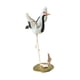 thumbnail image 1 of Estatua de grulla, creativa, decorativa, escultura de animal, figura de grulla para patio Ala Levantar la cabeza, 1 of 9