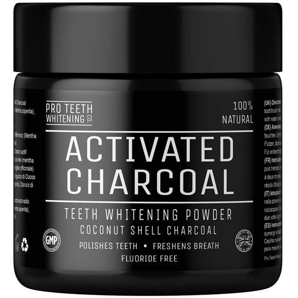 Pro Teeth whitening Co Activated Charcoal Whitening Powder Walmart