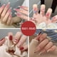 thumbnail image 3 of Press on Nails Uñas postizas europeas Press on Nails Sello UV Brillante Cobertura total Uñas postizas artificiales Uñas para mujeres, 3 of 5